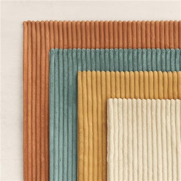 NEW West Elm (Set 4) Multicolor Velvet Corduroy Throw Pillow Cover Sham 18 x 18 - Picture 4 of 11